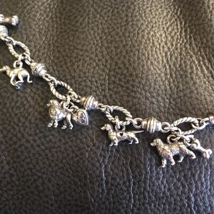 Brighton “I Love My Dog” Charm Bracelet